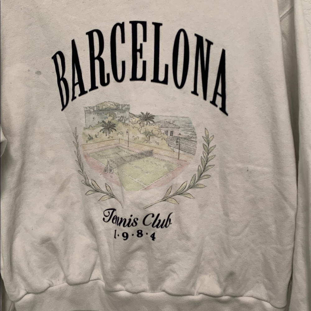 Hollister Barcelona Tennis Club Sweatshirt - Picture 2 of 9